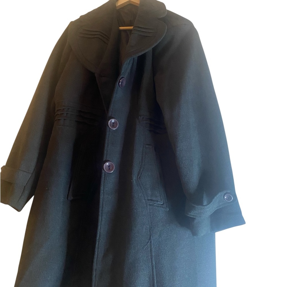 Classic Black Pea Coat
